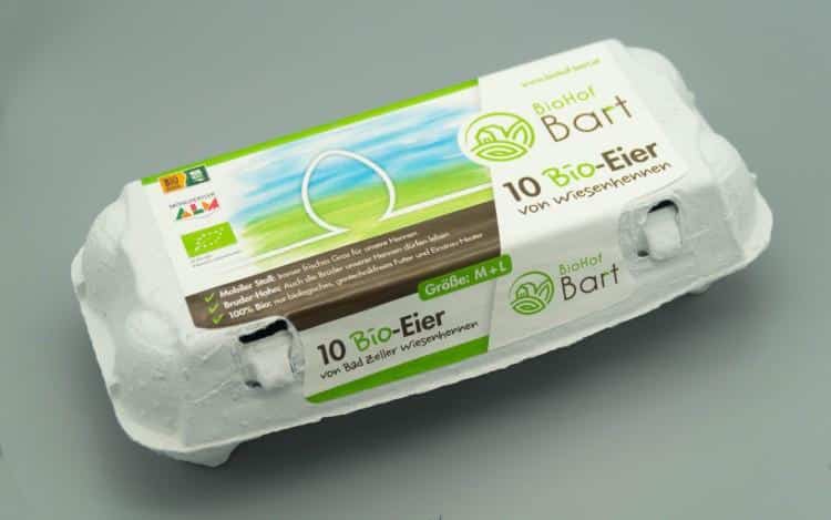 10er Karton Bio Eier vom BioHof Bart in Bad Zell