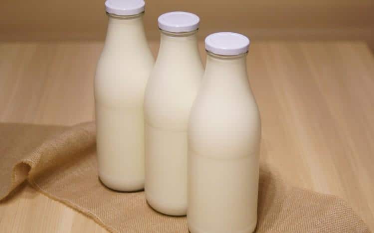 Milchflaschen vom BioHof Bart in Bad Zell